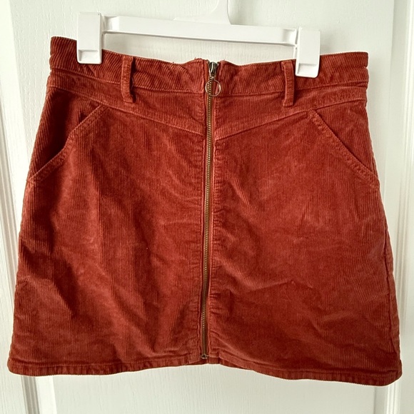 SO Brown A-Line Mini Skirt Casual - Picture 4 of 6